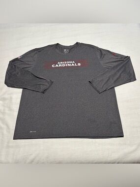 Men’s Nike Dri-FIT Arizona Cardinals On Field Apparel Long Sleeve Tee | Size 3XL